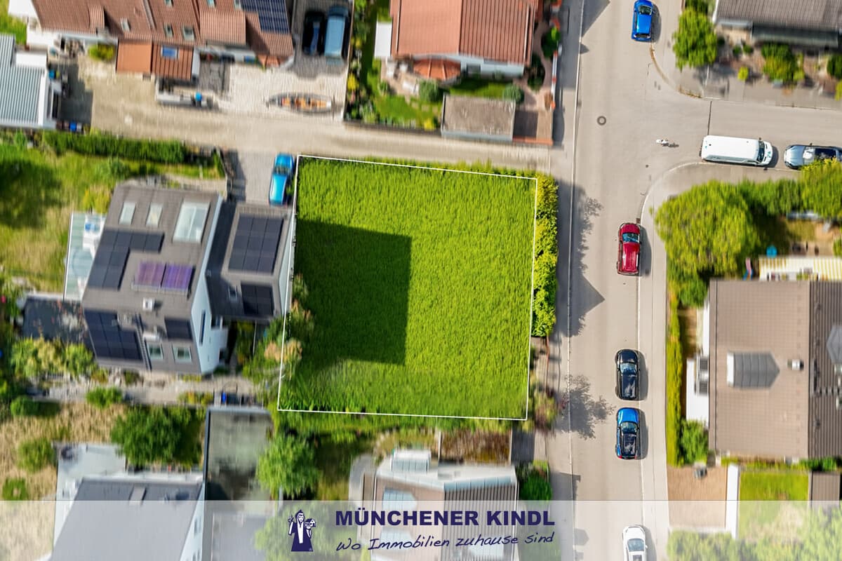 • BAUGRUNDSTÜCK FÜR EFH, DOPPELHAUS ODER MFH • WALDPERLACH • — Foto 1